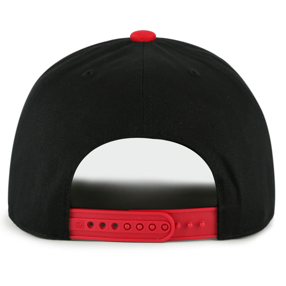 Atlanta Falcons '47 Sundays Sure Shot Hitch Two-Tone Adjustable Hat - Black/Red - 47 brand