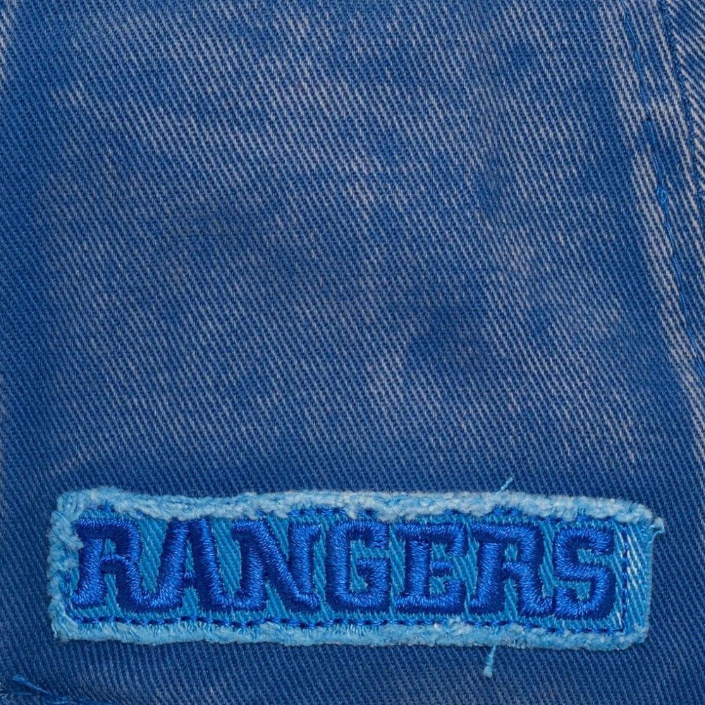 New York Rangers Mitchell & Ness Downtown Snow Wash Pro-Crown Adjustable Hat - Blue | NHL near me