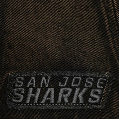 San Jose Sharks Mitchell & Ness Downtown Snow Wash Pro-Crown Adjustable Hat - Black | NHL Clearance