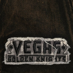 Vegas Golden Knights Mitchell & Ness Downtown Snow Wash Pro-Crown Adjustable Hat - Black | NHL Lifestyle