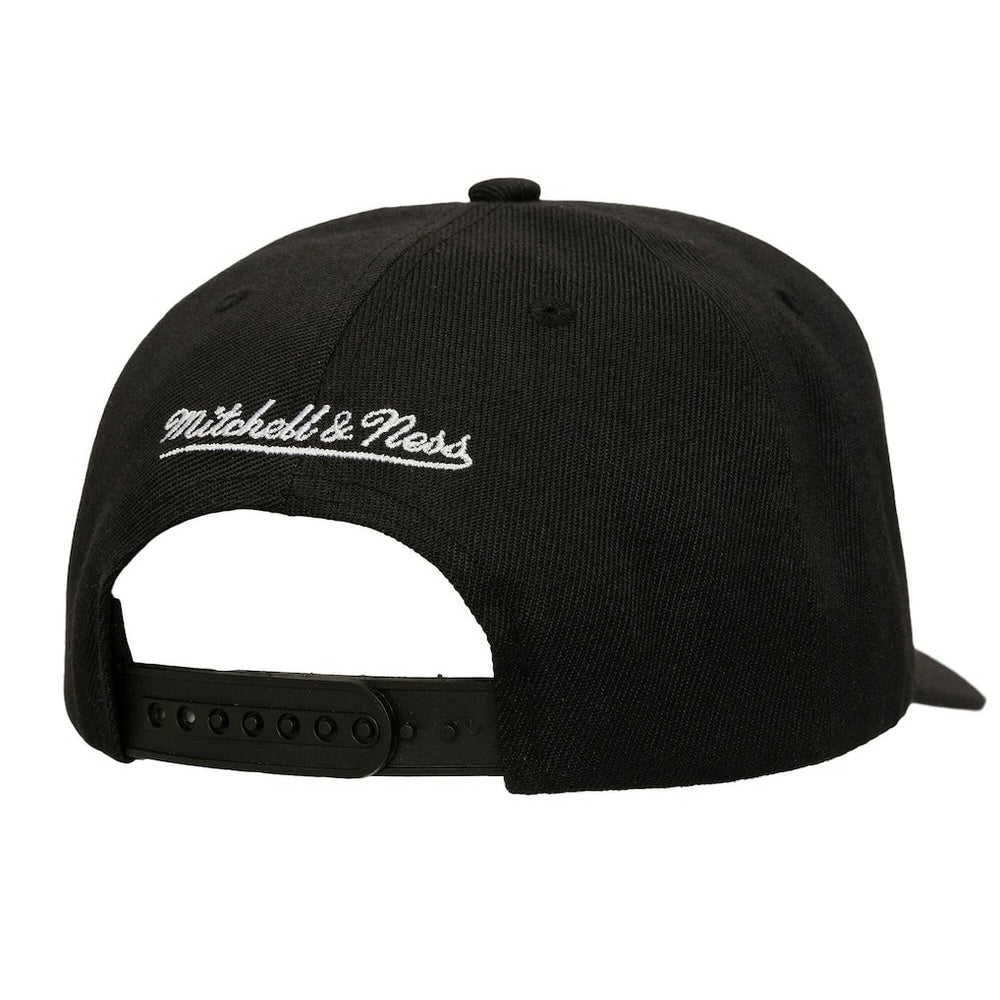 Mitchell & Ness Golden State Warriors Tilted Pro Pinch Adjustable Hat Black