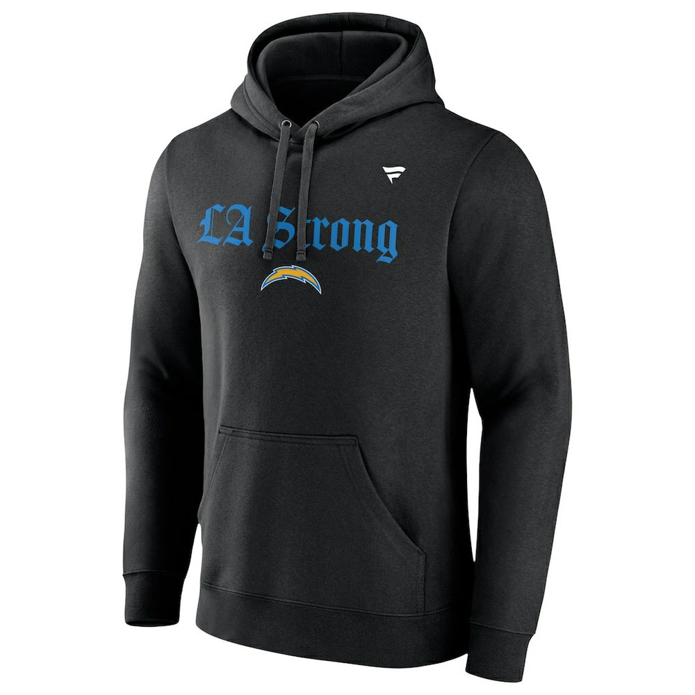 Los Angeles Chargers Unisex LA Strong Fleece Pullover Hoodie - Black - Fanatics
