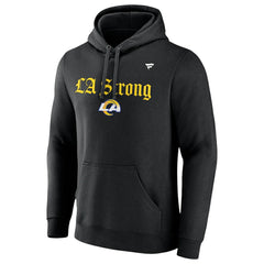 Los Angeles Rams Unisex LA Strong Fleece Pullover Hoodie - Black - Fanatics