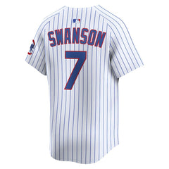 Dansby Swanson Chicago Cubs Nike Home Limited Player Jersey for sale