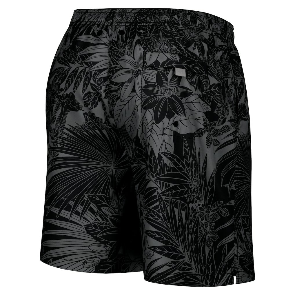 San Francisco 49ers Naples Santiago Palm Shorts - Black - Tommy Bahama