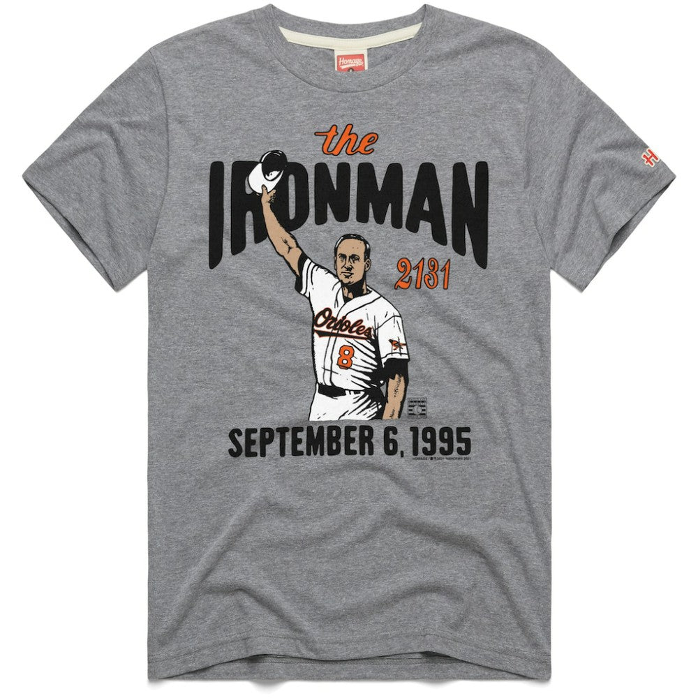 Cal Ripken Jr. Baltimore Orioles Homage Graphic Player T-Shirt Near Me