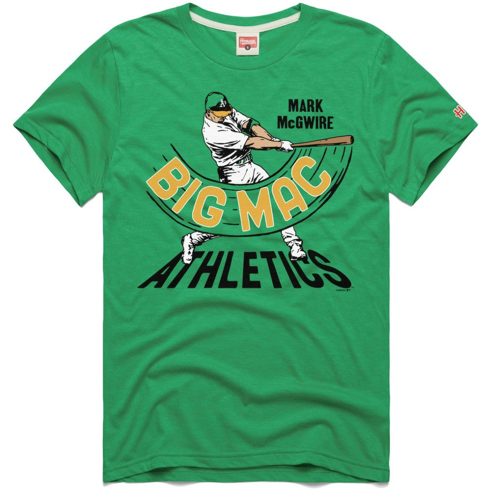 Mark McGwire Athletics Homage Graphic Player T-Shirt for sale