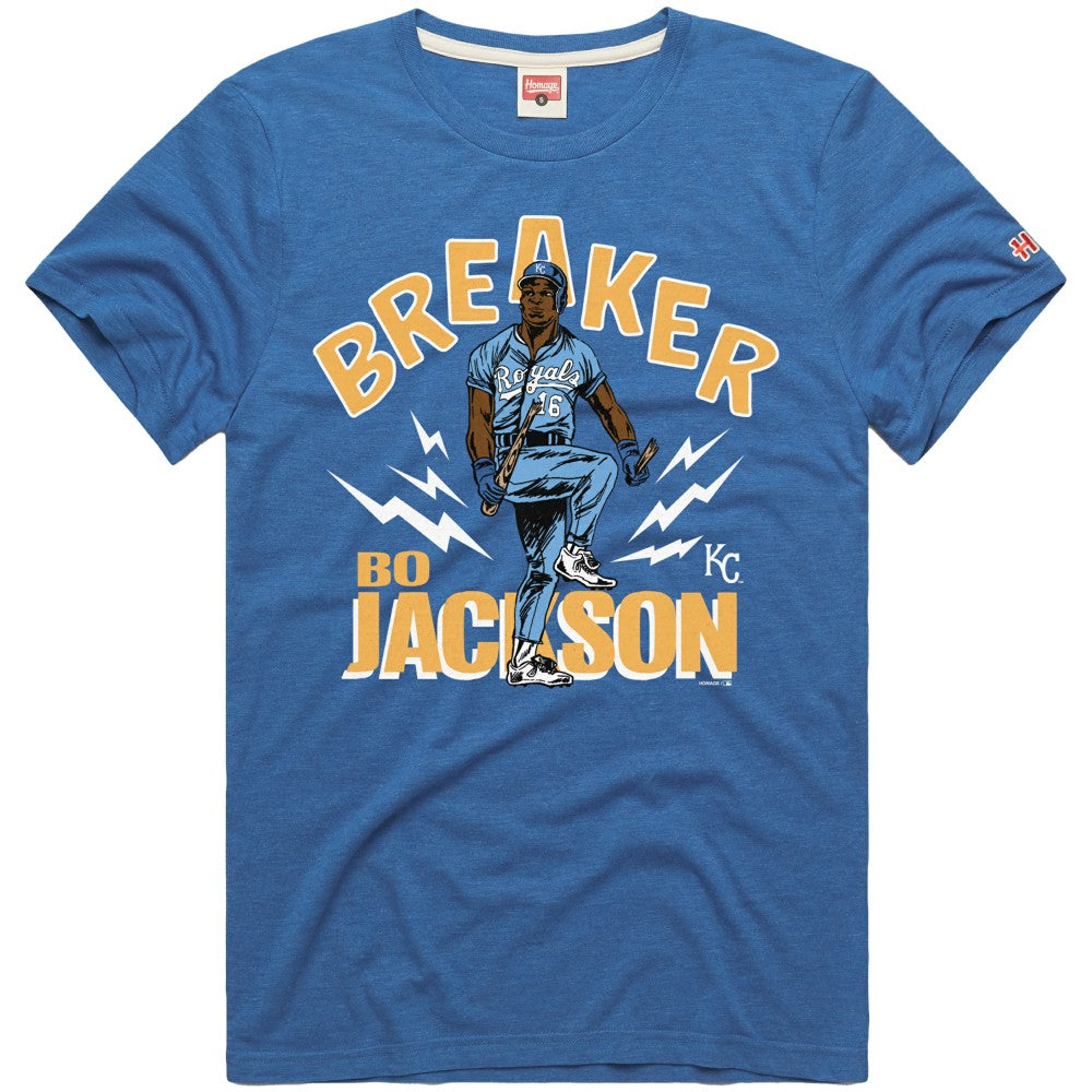 Bo Jackson Kansas City Royals Homage Graphic Player T-Shirt for sale