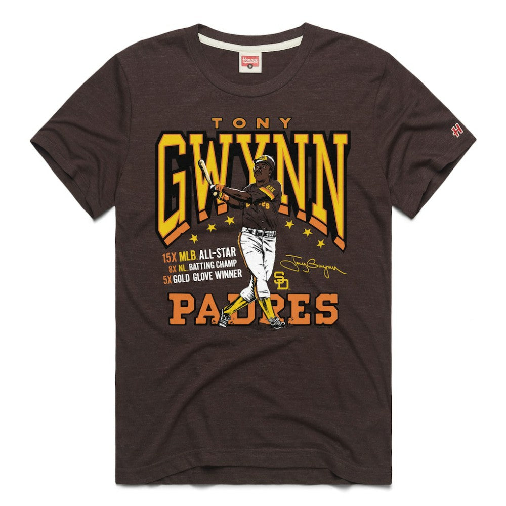 Tony Gwynn San Diego Padres Homage Graphic Player T-Shirt Sale