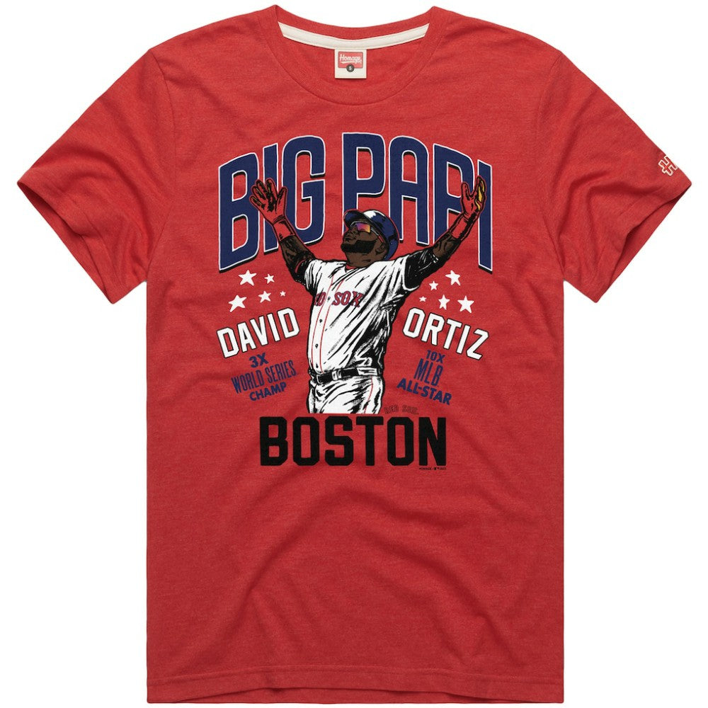 David Ortiz Boston Red Sox Homage Graphic Player T-Shirt Online