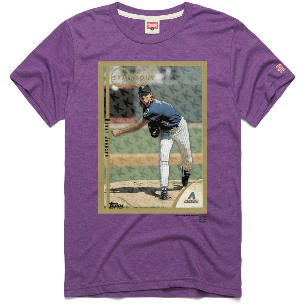 Randy Johnson Arizona Diamondbacks Homage 1999 Topps Baseball Card Player T-Shirt Online