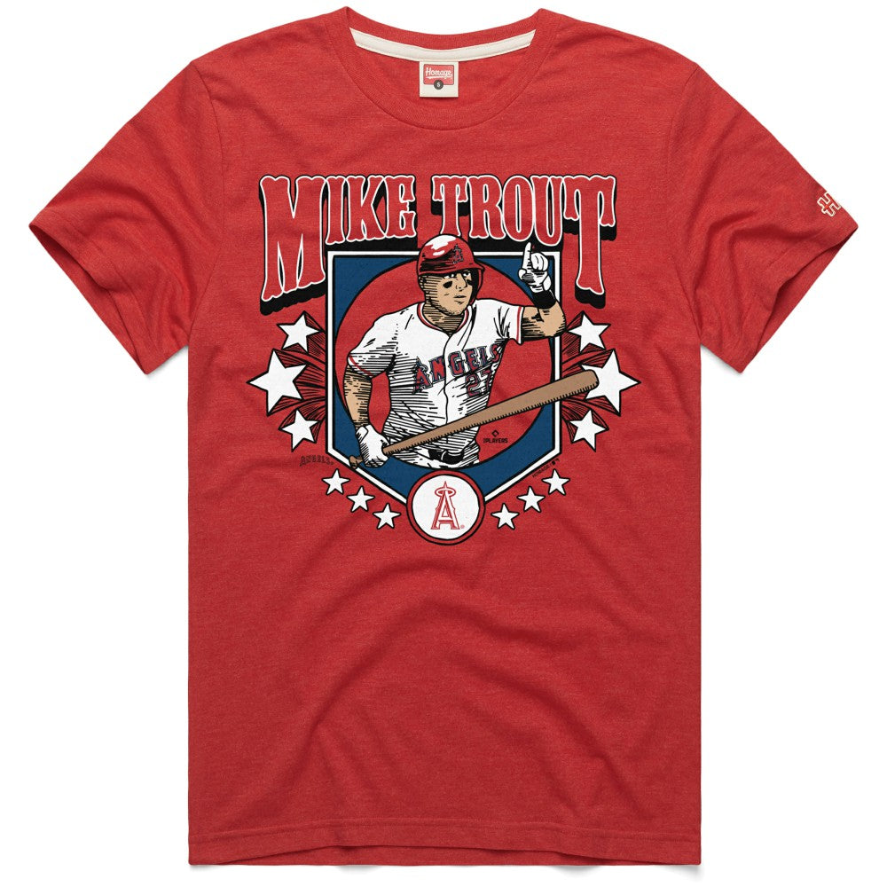 Mike Trout Los Angeles Angels Homage Graphic Player T-Shirt Discount