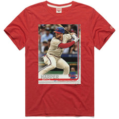 Bryce Harper Philadelphia Phillies Homage 2019 Topps Baseball Card Player T-Shirt for sale