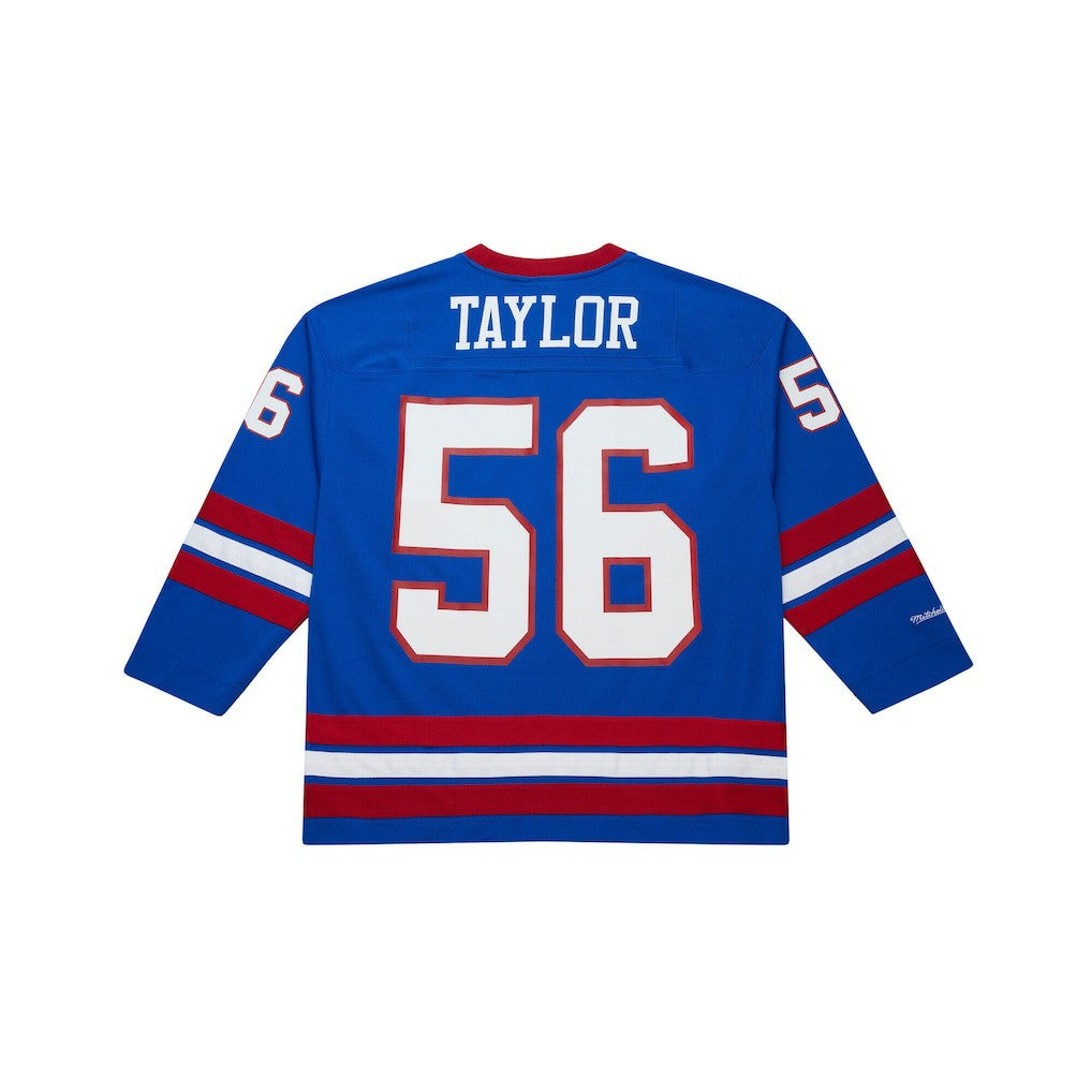 Lawrence Taylor New York Giants Maxxed Out Fashion Hockey Jersey - Royal - Mitchell & Ness