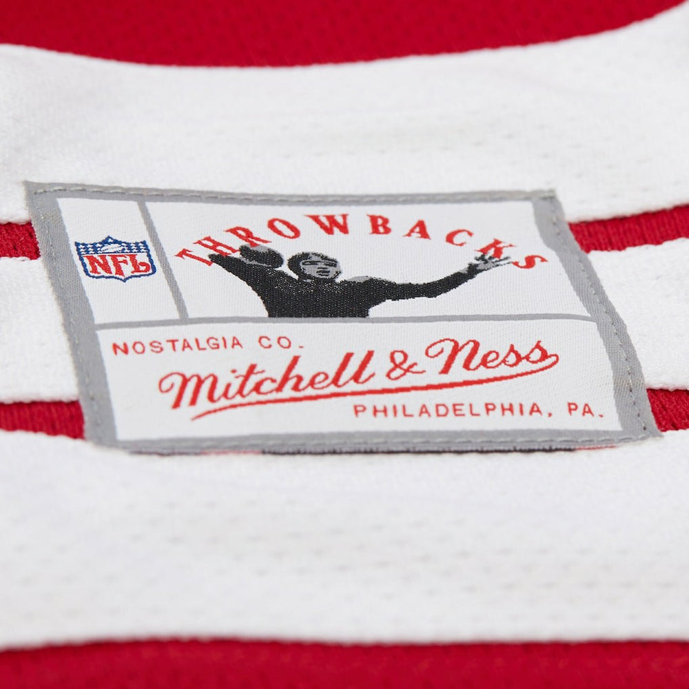 Jerry Rice San Francisco 49ers Maxxed Out Fashion Hockey Jersey - Scarlet - Mitchell & Ness