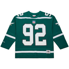 Reggie White Philadelphia Eagles Maxxed Out Fashion Hockey Jersey - Kelly Green - Mitchell & Ness