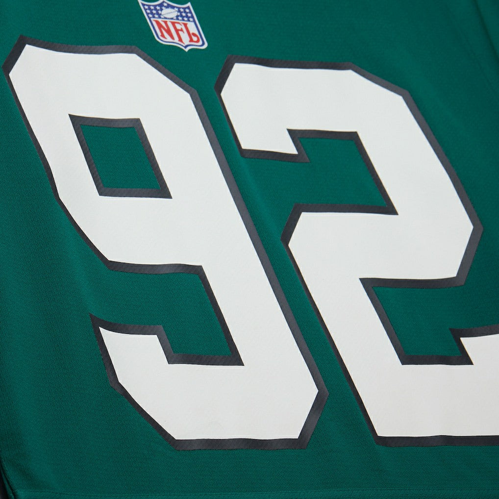 Reggie White Philadelphia Eagles Maxxed Out Fashion Hockey Jersey - Kelly Green - Mitchell & Ness