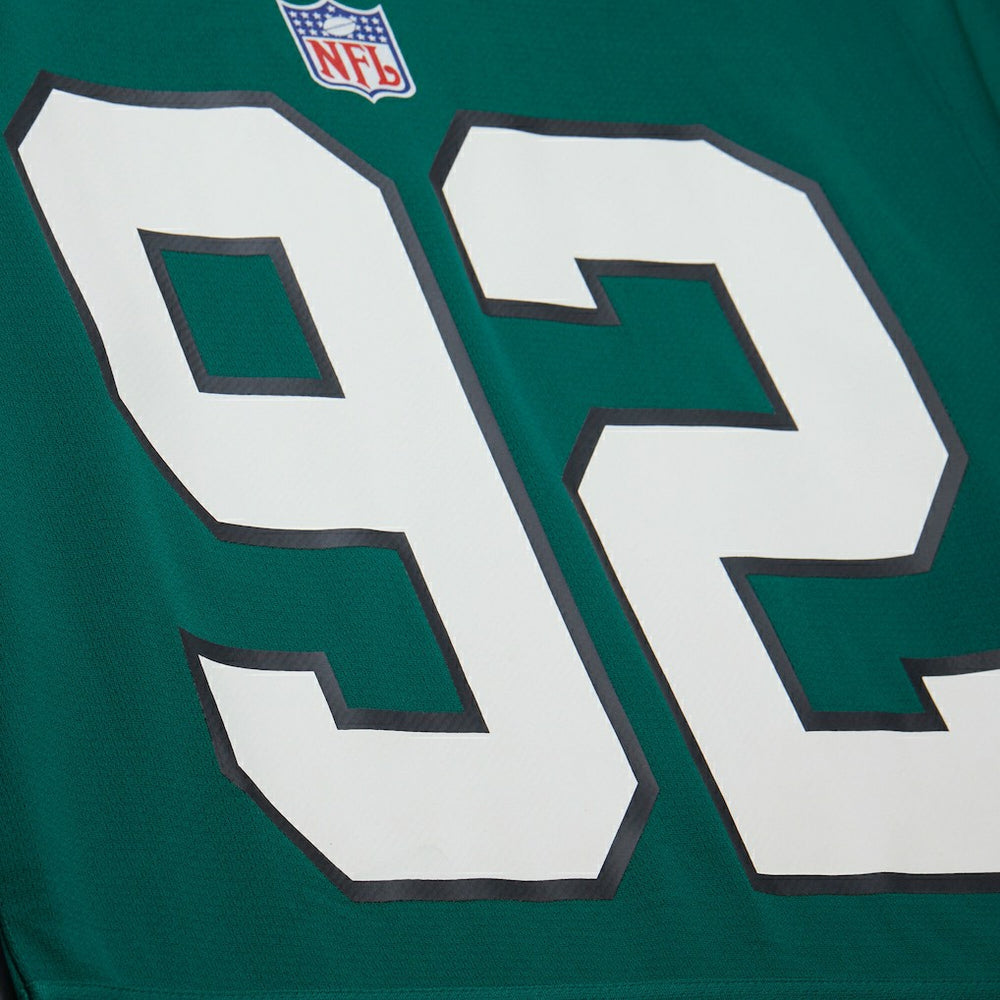 Reggie White Philadelphia Eagles Maxxed Out Fashion Hockey Jersey - Kelly Green - Mitchell & Ness