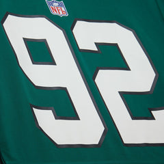 Reggie White Philadelphia Eagles Maxxed Out Fashion Hockey Jersey - Kelly Green - Mitchell & Ness