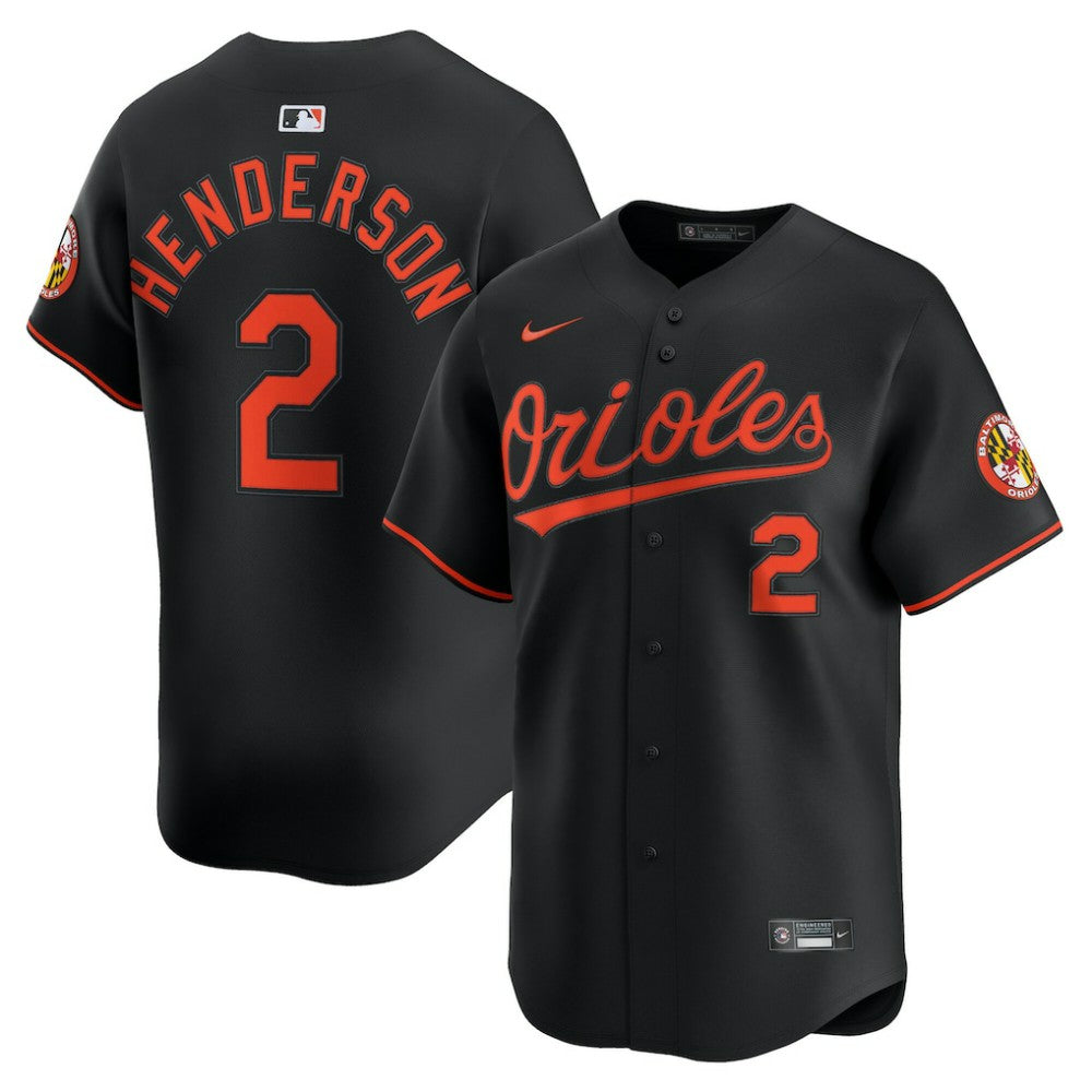 Gunnar Henderson Baltimore Orioles Nike Alternate Limited Player Jersey for sale
