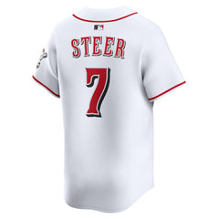 Spencer Steer Cincinnati Reds Nike Home Limited Player Jersey Sale