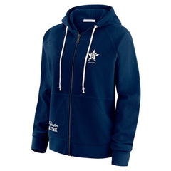 Houston Astros WEAR by Erin Andrews Women's Vintage Full-Zip Raglan Hoodie Outlet