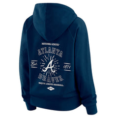 Atlanta Braves WEAR by Erin Andrews Women's Vintage Full-Zip Raglan Hoodie Near Me