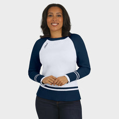 Houston Astros WEAR by Erin Andrews Women's Colorblock Raglan Sweater Discount