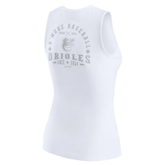 Baltimore Orioles WEAR by Erin Andrews Women's Rib-Knit Henley Tank Top Online