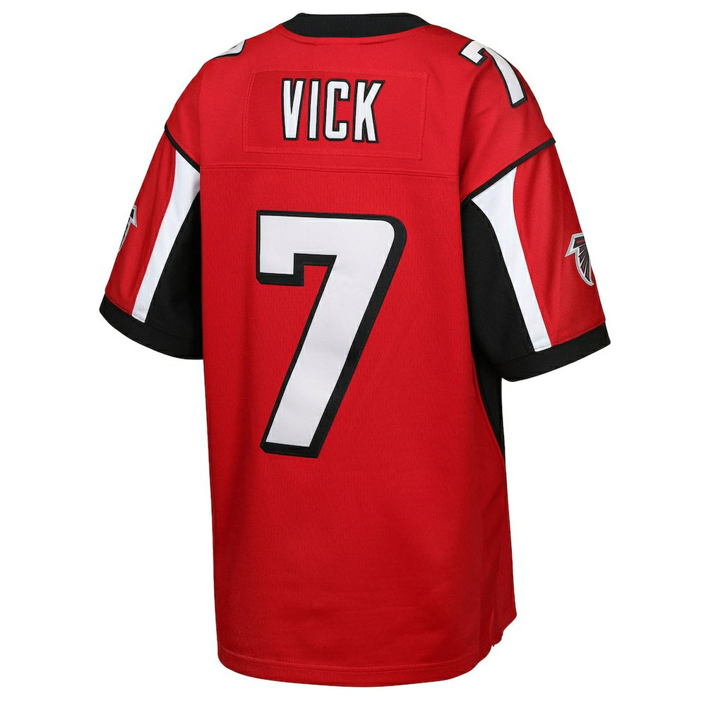Michael Vick Atlanta Falcons Youth 2003 Legacy Retired Player Jersey - Red - Mitchell & Ness