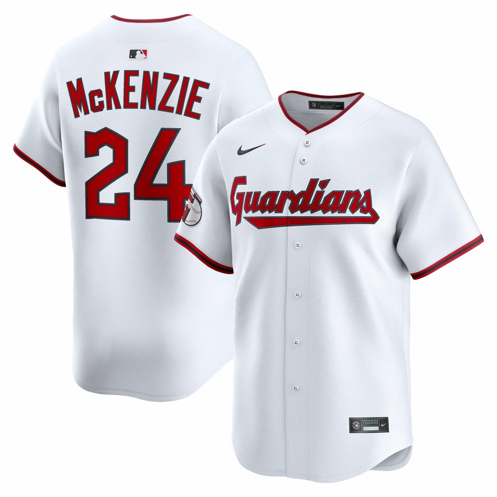 Triston McKenzie Cleveland Guardians Nike Home Limited Player Jersey Sale