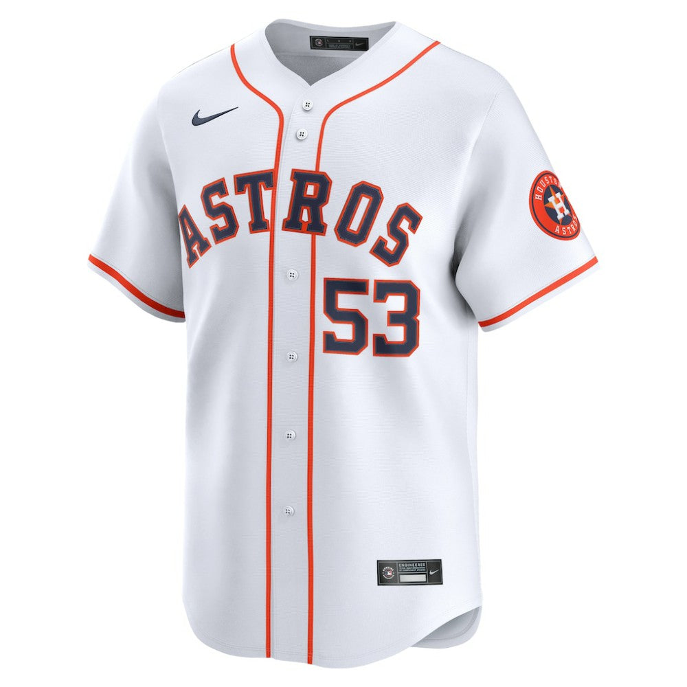 Cristian Javier Houston Astros Nike Home Limited Player Jersey Near Me
