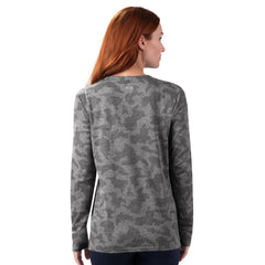 Detroit Lions MSX by Michael Strahan Women's Camo Performance Long Sleeve T-Shirt - Grey - NFL