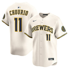 Jackson Chourio Milwaukee Brewers Nike Home Limited Jersey Discount
