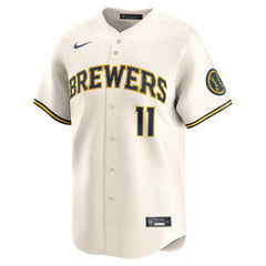 Jackson Chourio Milwaukee Brewers Nike Home Limited Jersey Discount