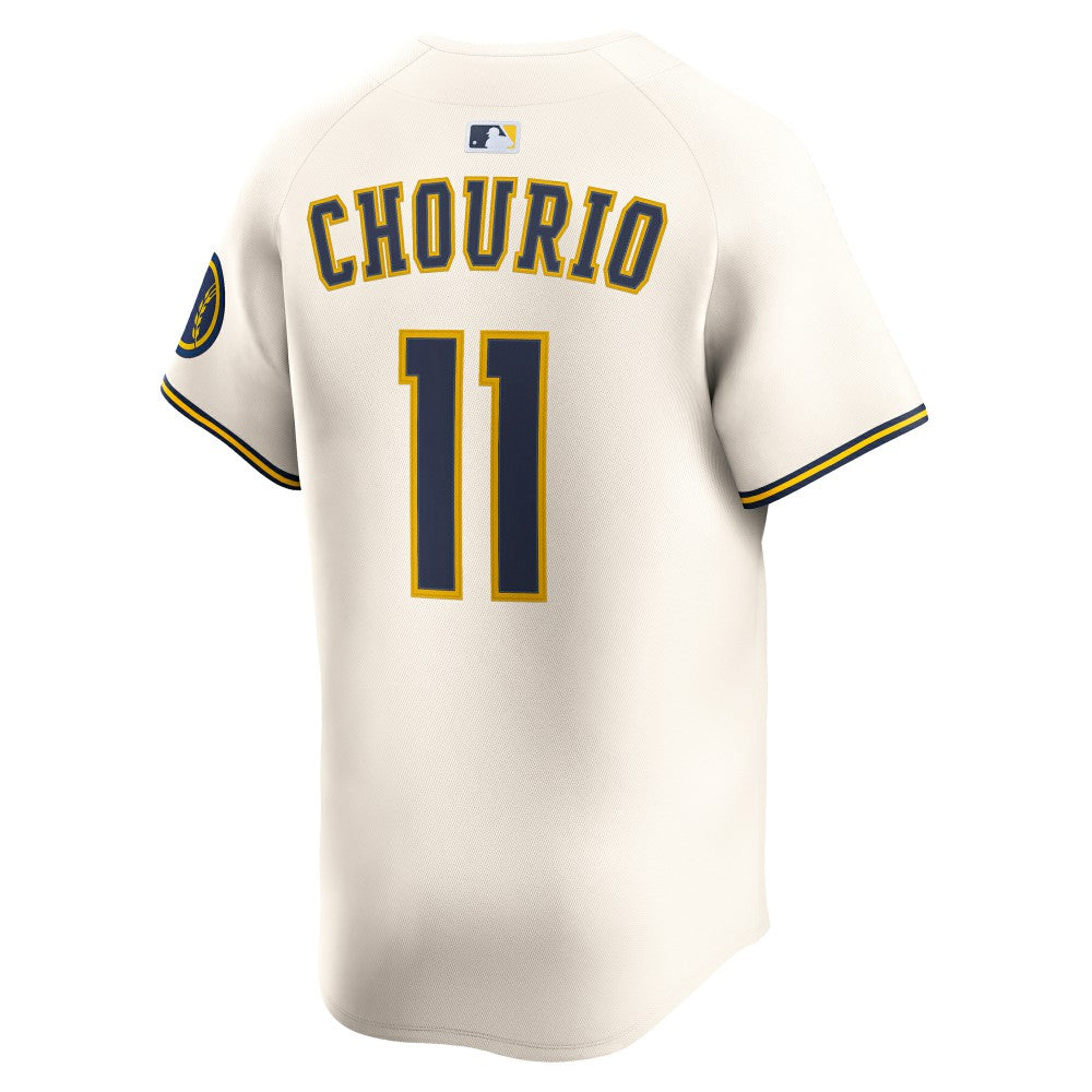 Jackson Chourio Milwaukee Brewers Nike Home Limited Jersey Discount