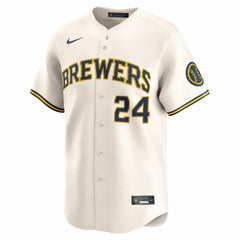 William Contreras Milwaukee Brewers Nike Home Limited Player Jersey Outlet