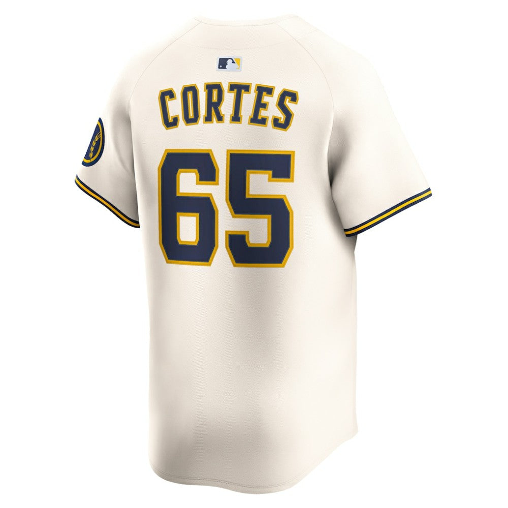 Nestor Cortes Milwaukee Brewers Nike Home Limited Player Jersey for sale