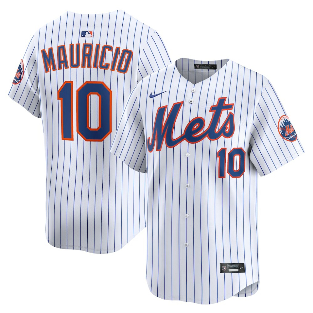 Ronny Mauricio New York Mets Nike Home Limited Player Jersey for sale
