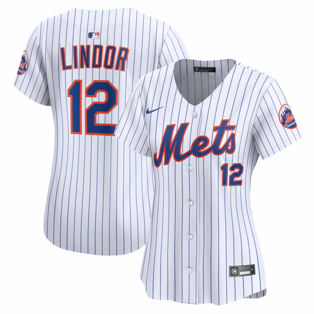 Francisco Lindor New York Mets Nike Women's Home Limited Jersey for sale