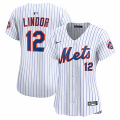 Francisco Lindor New York Mets Nike Women's Home Limited Jersey for sale