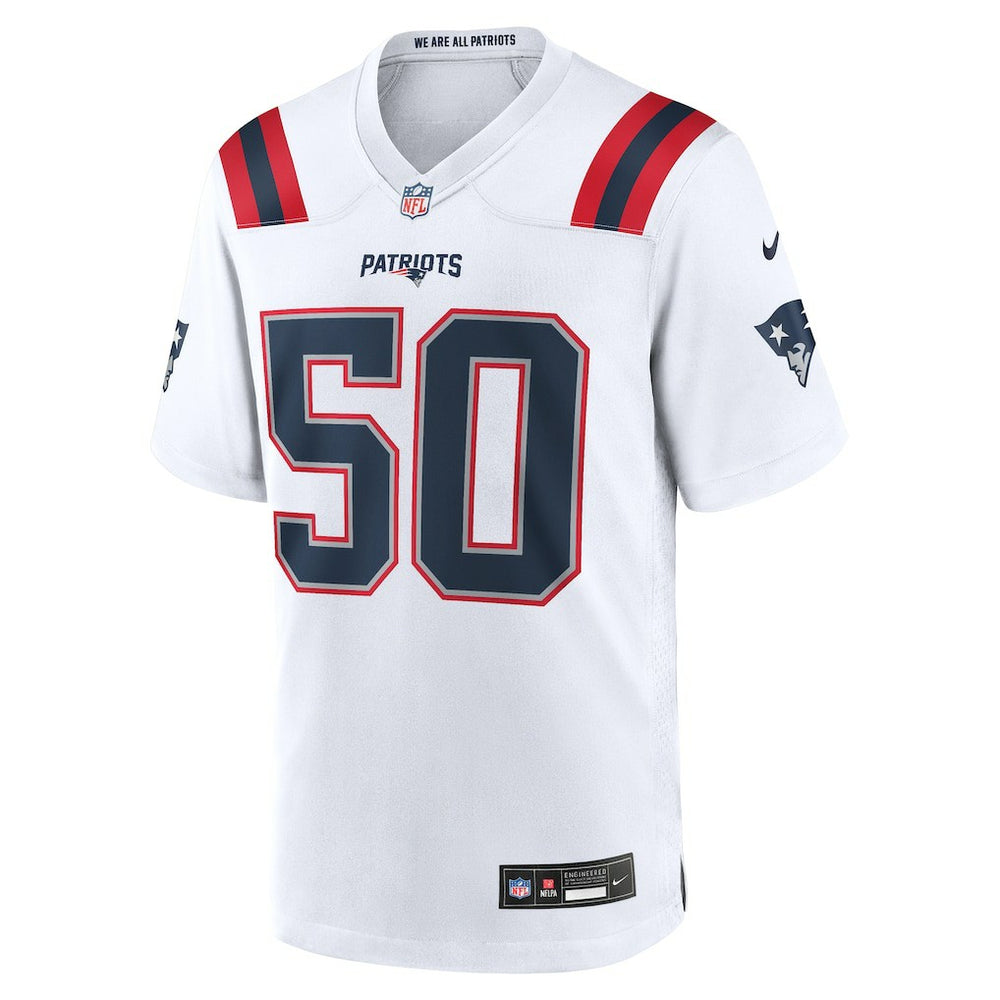 Mike Vrabel New England Patriots Retired Player Game Jersey - White - Nike