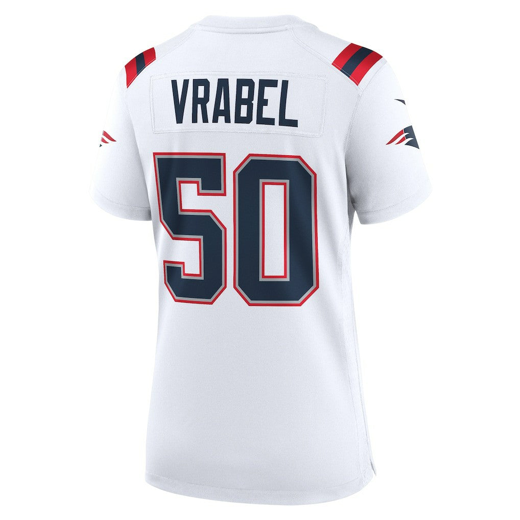 Mike Vrabel New England Patriots Women's Retired Player Game Jersey - White - Nike