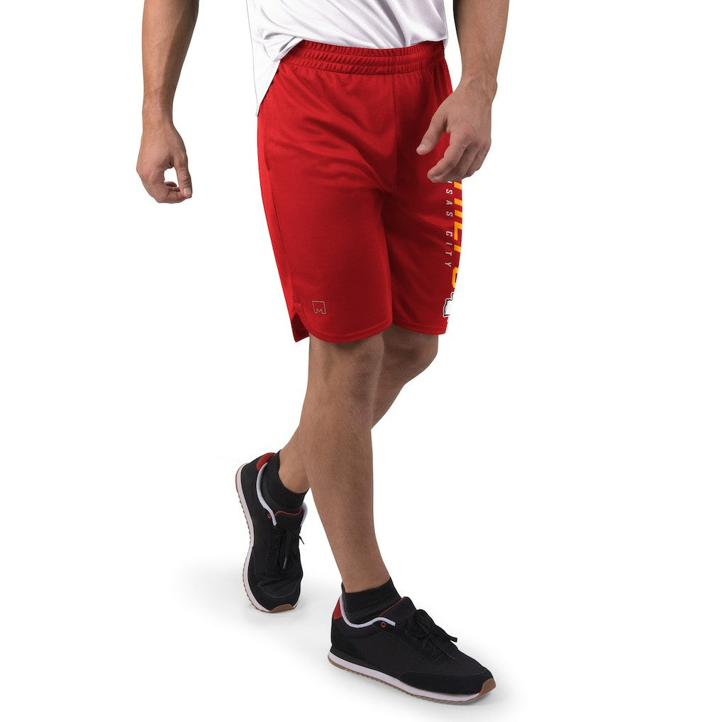 Kansas City Chiefs MSX by Michael Strahan Mesh Shorts - Red - NFL