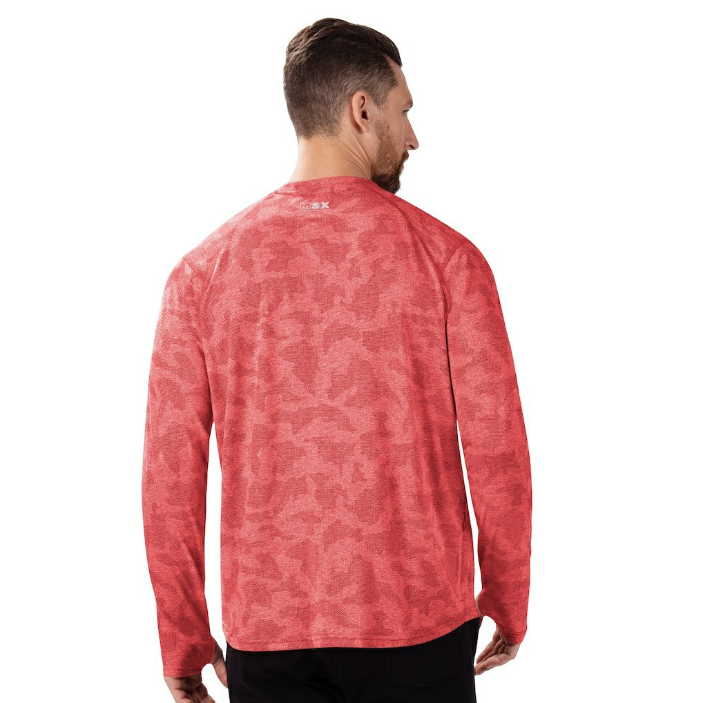 Kansas City Chiefs MSX by Michael Strahan Performance Camo Long Sleeve T-Shirt - Red - NFL