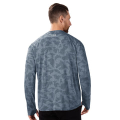 Seattle Seahawks MSX by Michael Strahan Performance Camo Long Sleeve T-Shirt - Navy - NFL
