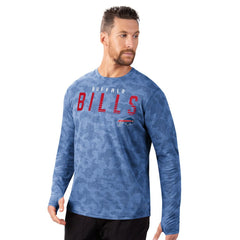 Buffalo Bills MSX by Michael Strahan Performance Camo Long Sleeve T-Shirt - Royal - NFL