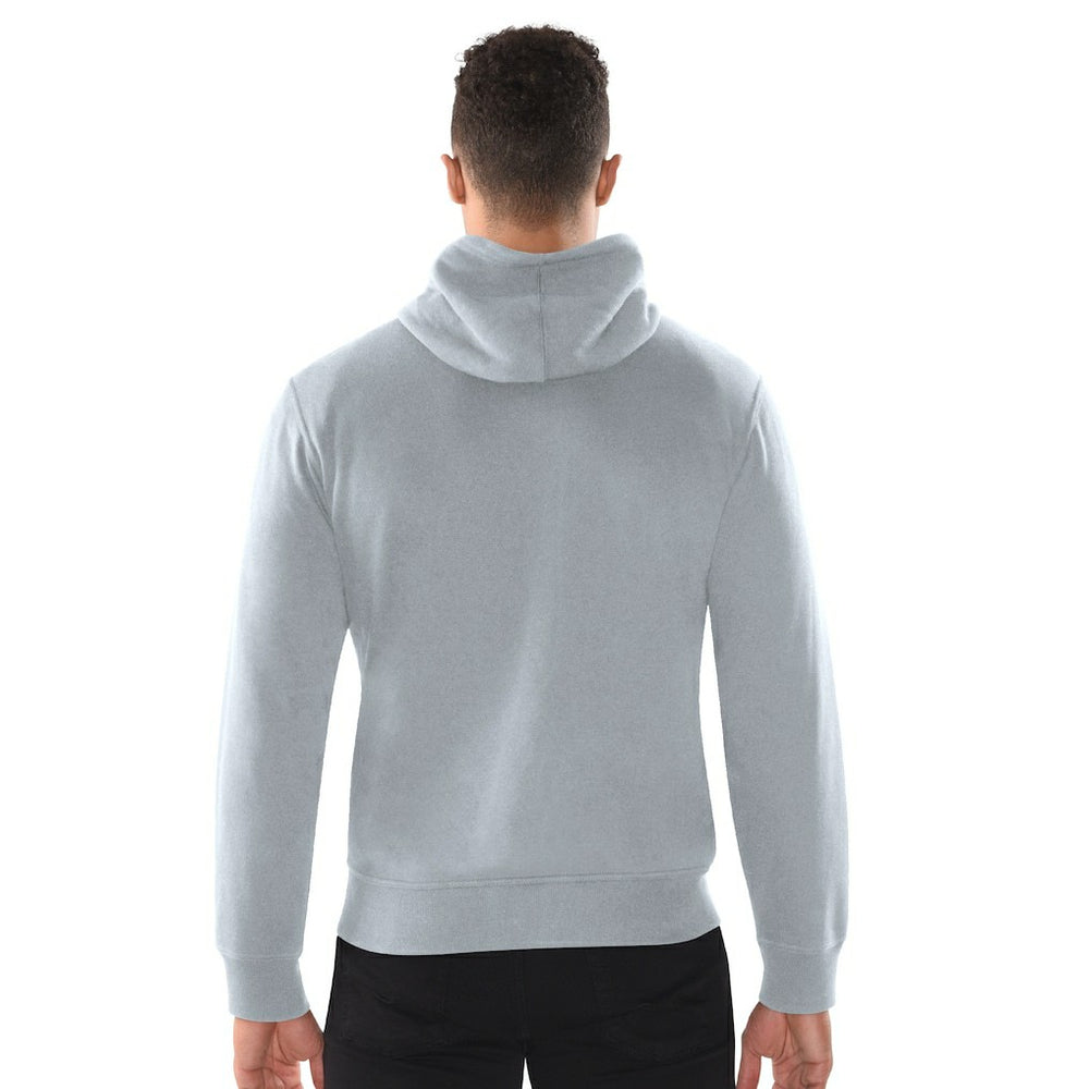 Baltimore Ravens Starter Distressed Classic Full-Zip Hoodie - Heather Gray - NFL