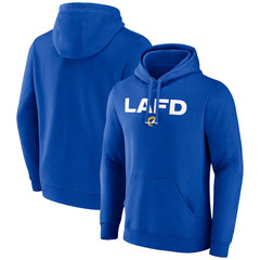 Los Angeles Rams LAFD Pullover Hoodie - Royal - Fanatics