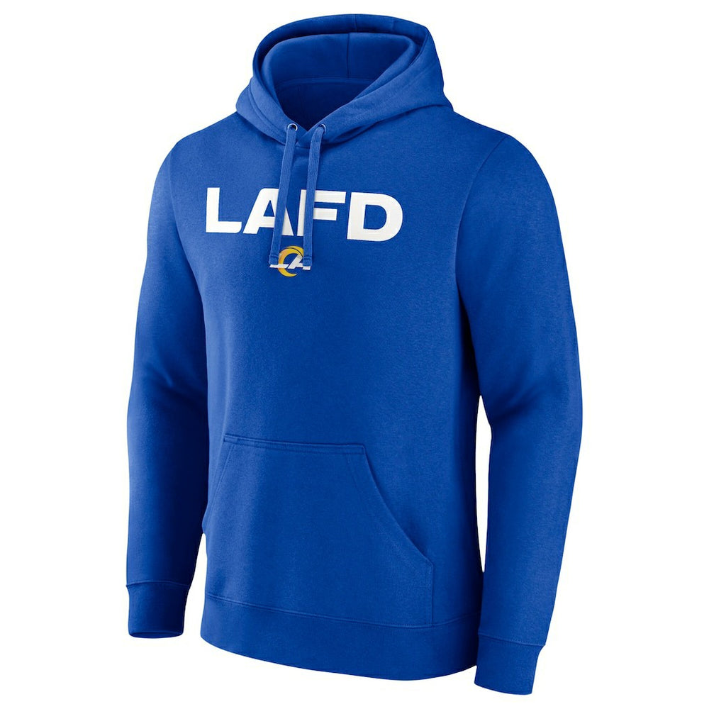 Los Angeles Rams LAFD Pullover Hoodie - Royal - Fanatics